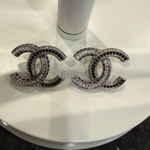 Chanel, authentic 2017, backings aren’t original and posts are slightly bent